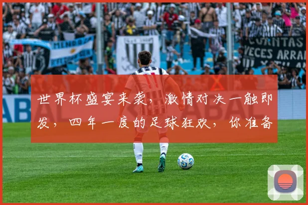 世界杯盛宴来袭，激情对决一触即发，四年一度的足球狂欢，你准备好了吗