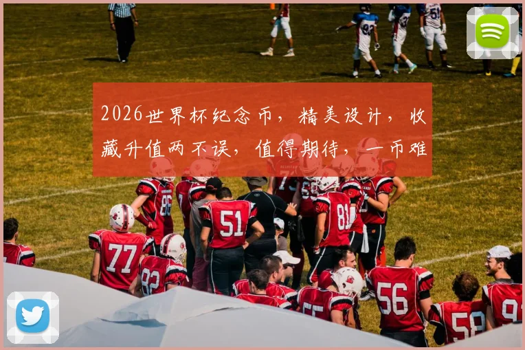 2026世界杯纪念币，精美设计，收藏升值两不误，值得期待，一币难求